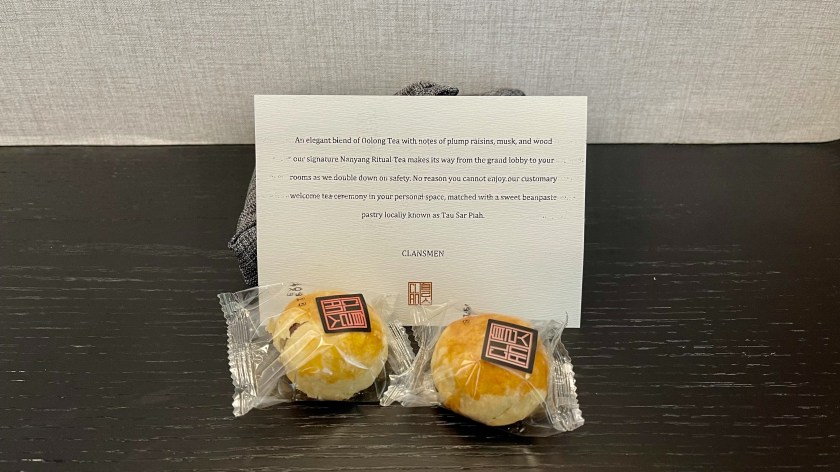 The Clan Hotel welcome tea